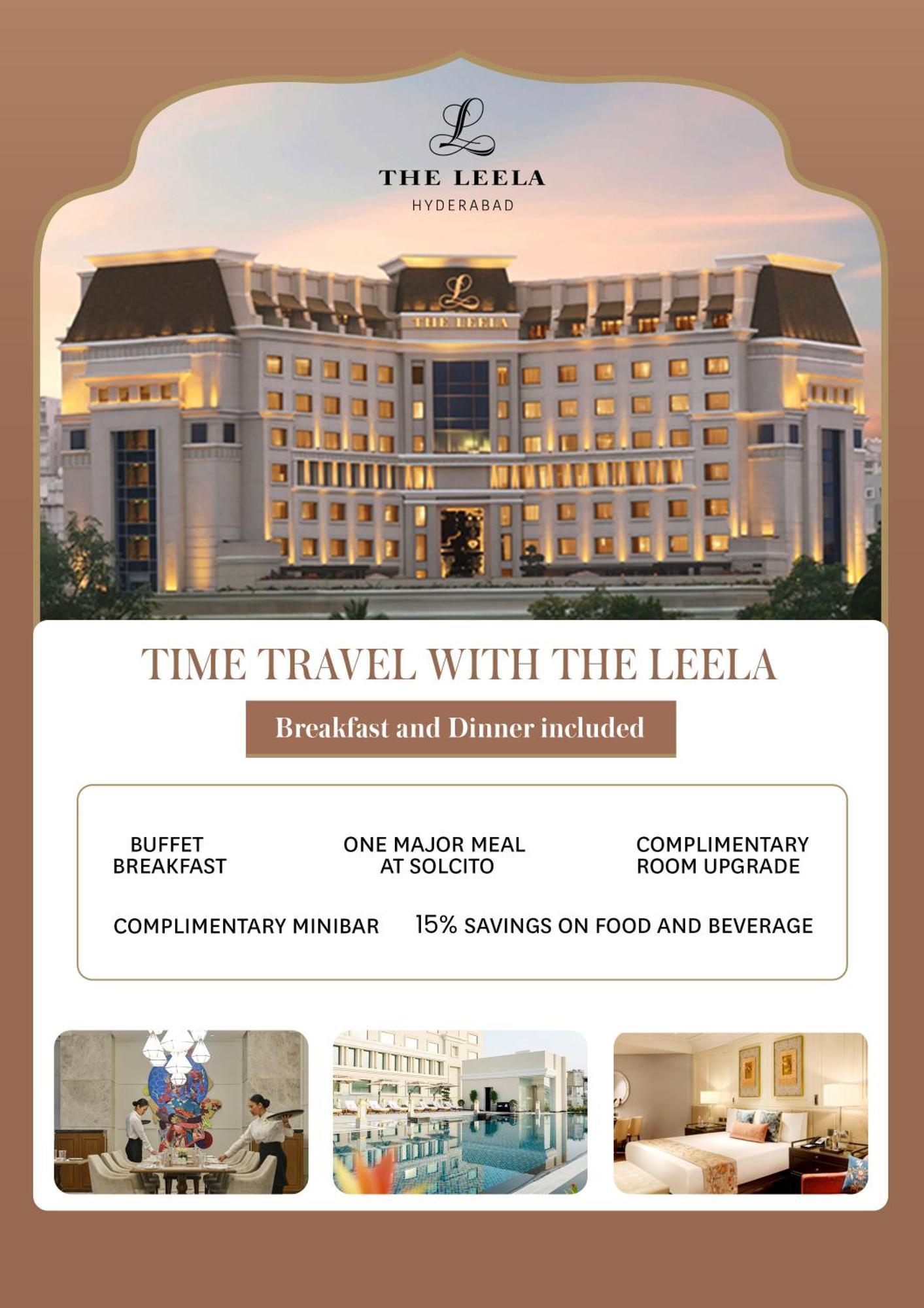 The Leela Hyderabad Banjara Hills Hotel Exterior foto